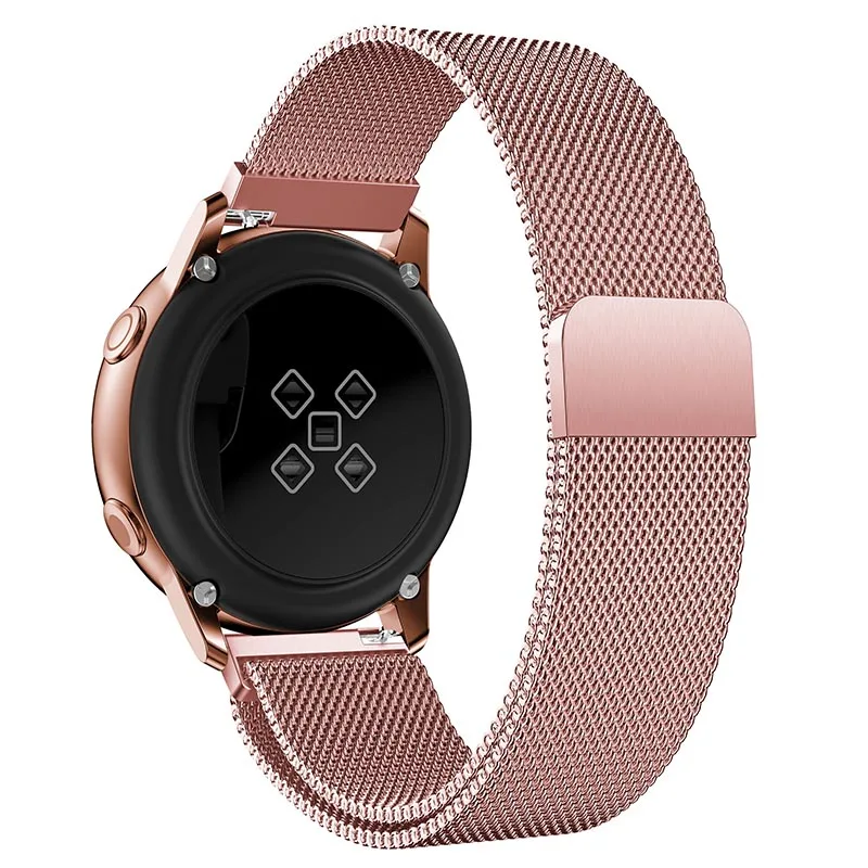 Rose pink 20 мм браслет для samsung Galaxy Watch активный смарт-ремешок для samsung gear S2 браслет Аксессуары для samsung Galaxy 42 м - Цвет ремешка: Rose pink