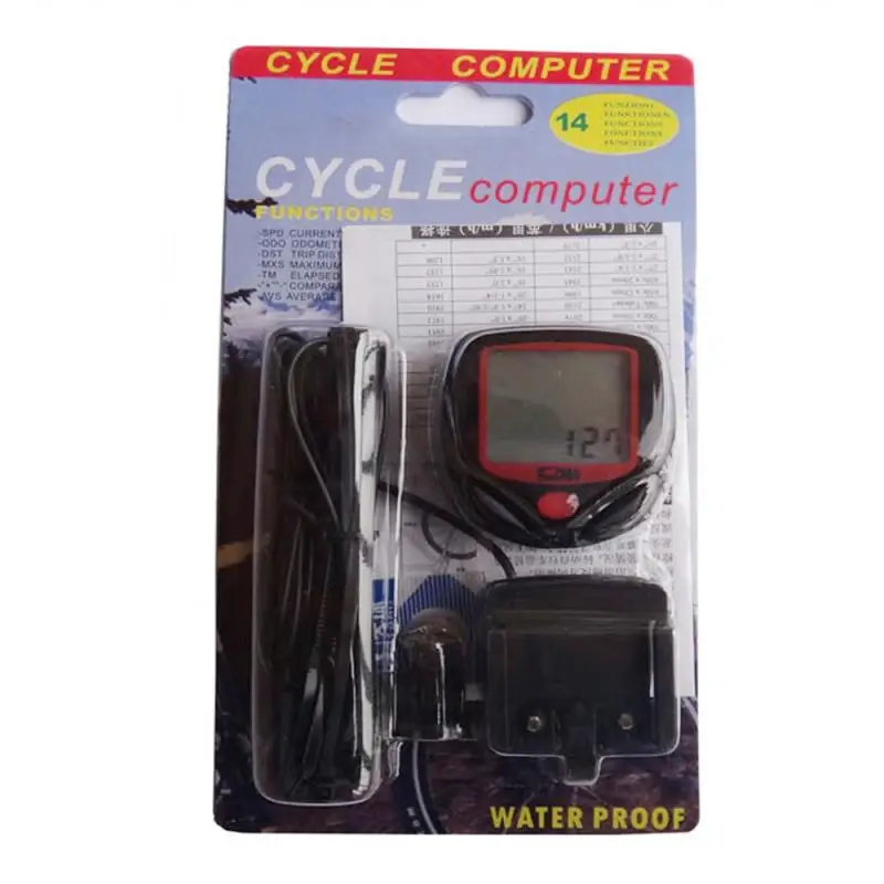

Waterproof Function Bike Computer With LCD Digital Display Bicycle Cycling LCD Computer Odometer Speedometer Riding Accessories