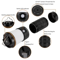 Kopen Nieuwe Versie Blf LT1 Camping Licht Met Anduril 2.0 Power Bank Functie Lantaarn Wandelen Torch Variabele Kleur 2700K Naar 5000K