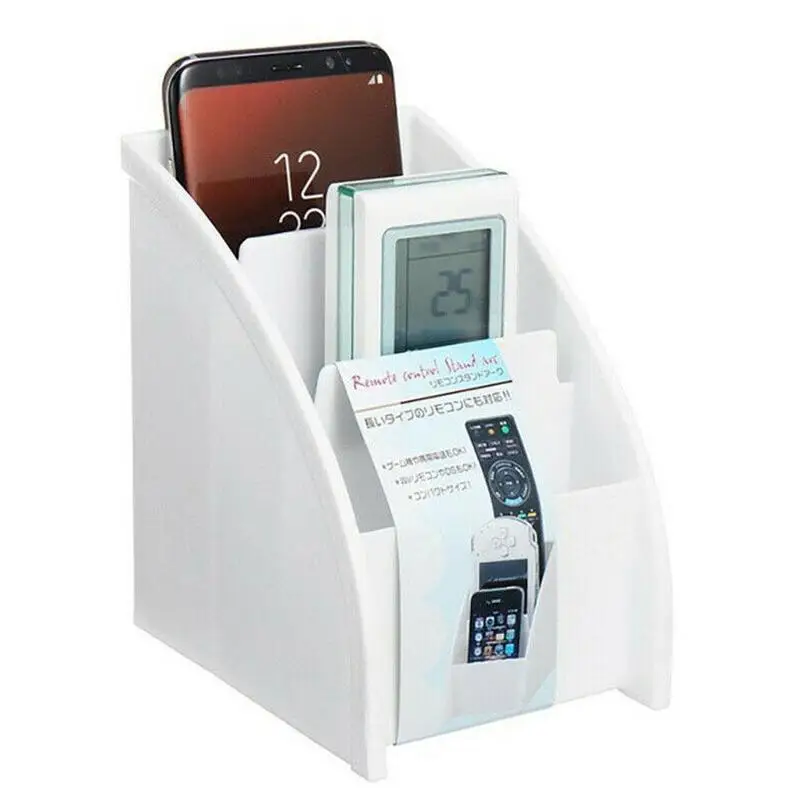 Plastic Desk TV Remote Control Phone Organizers Holder Stand Washable Home Office Storage Boxes Makeup Debris Cases | Дом и сад