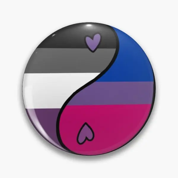 

Biromantic Asexual Bi Ace Cute LGBTQ Soft Pin Lover Lapel Pin Gift Cute Funny Women Fashion Brooch Badge Decor Collar Creative