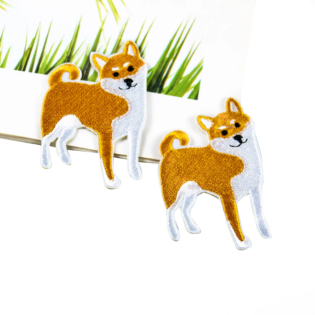 2 шт. милые дрова собаки горячий утюг на одежде детская анимационная Упаковка