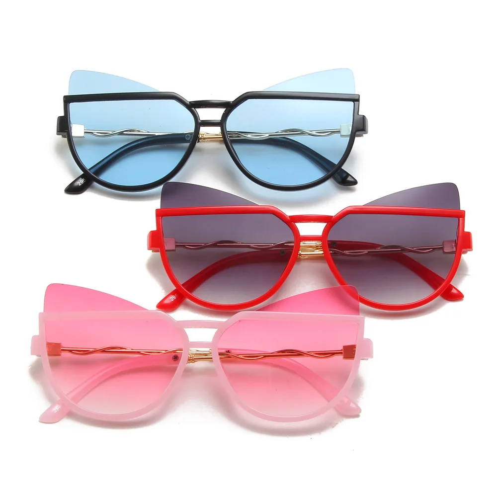 

Cute Baby Cat Eye Kids Sunglasses 2022 Cartoon Children Gradient Sun Glasses For Girls Boy Cat-eye Personality Eyeglasses UV400