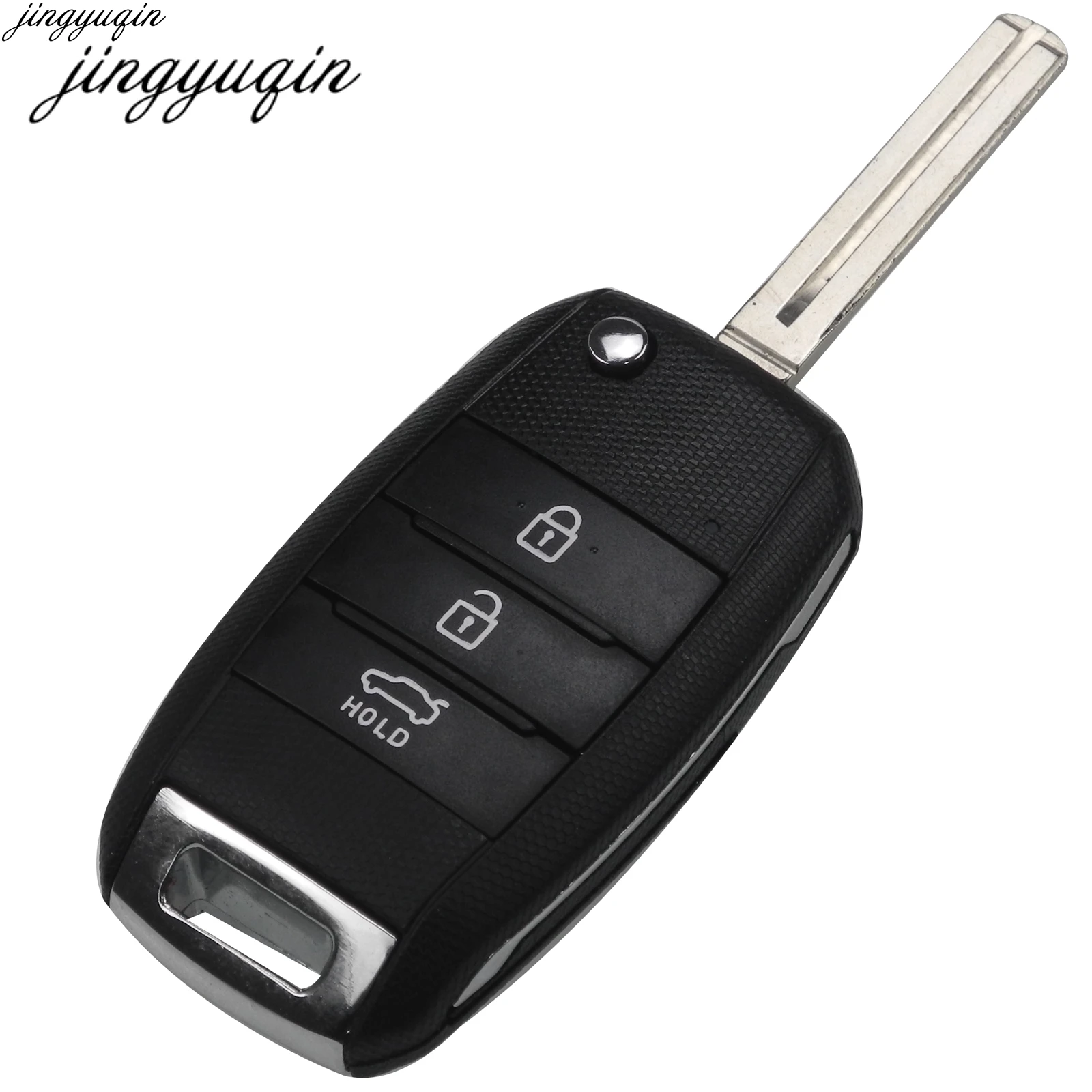 10 шт./лот 3 кнопки откидной складной чехол для дистанционного ключа брелок