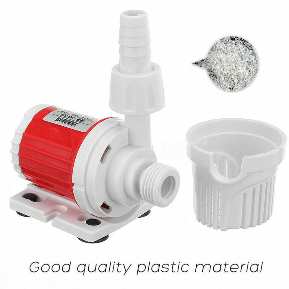 

With Filter Low Noise Pool Automatic Durable Mini 20W Aquarium Fountain Pond Submersible Water Pump Garden DC 12V Brushless