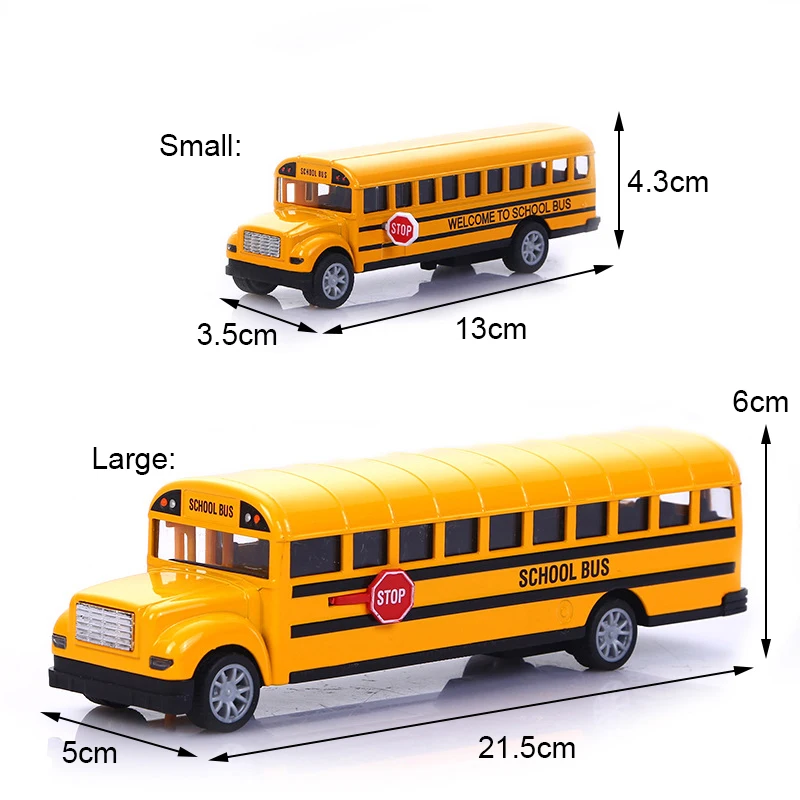 Детские игрушки для школьного автобуса модель автомобиля из сплава тянущаяся 1:16