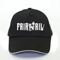 fashion anime fairy tail baseball cap unisex anime fairy tail guild logo print snapback hats high quality hat gorras