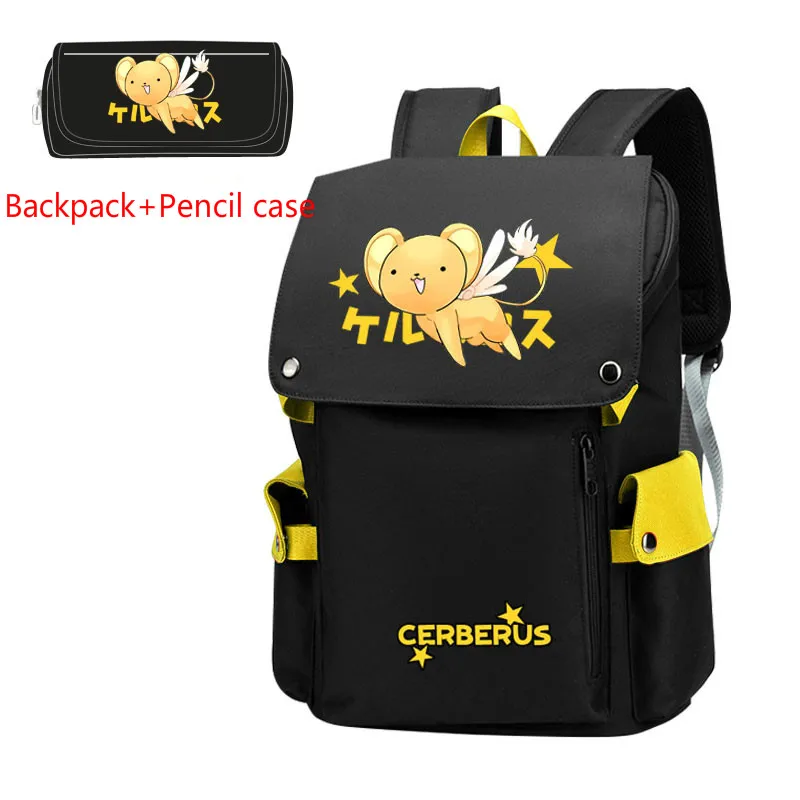 Холщовый Рюкзак для косплея Сакура чехол карт с рисунком аниме школьный ранец на