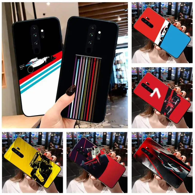 Dabieshu для гонок Формулы 1 F1 корпус чехол телефона чехол-накладка Redmi Note 9 8 8T 8A 7 6 6A