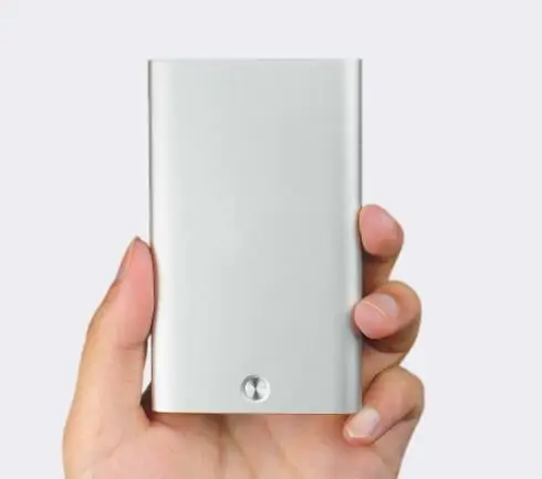 Серебристый Xiaomi коробка для визиток Автоматическая всплывающая коробка визитница металлический кошелек коробка для карт 70,4 г мужская и женская защитная коробка - Цвет: Серебристый