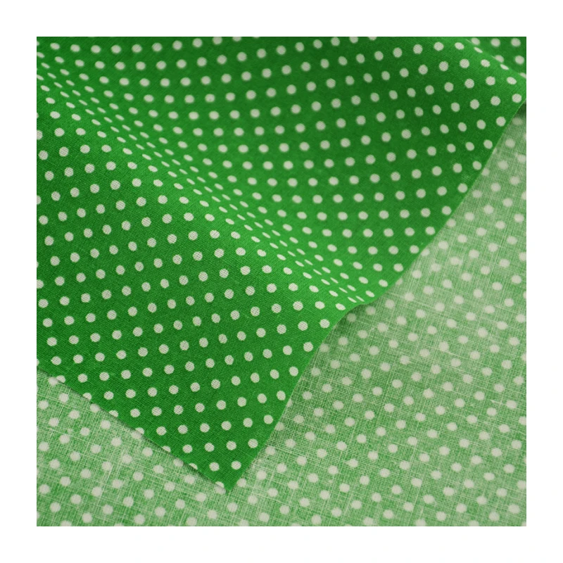 Печатных белый горошек конструкции жира квартал хлопок Ткань Текстиль для дома