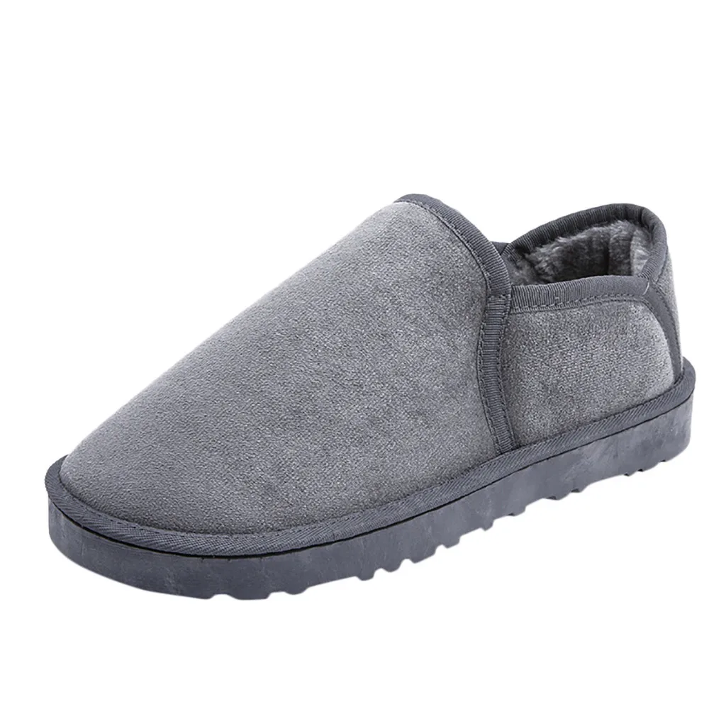 SAGACE Home Slippers Men Indoor Men's Comfortable Plus Velvet Snow Boots Fashion Casual Warm Cotton Shoes | Обувь