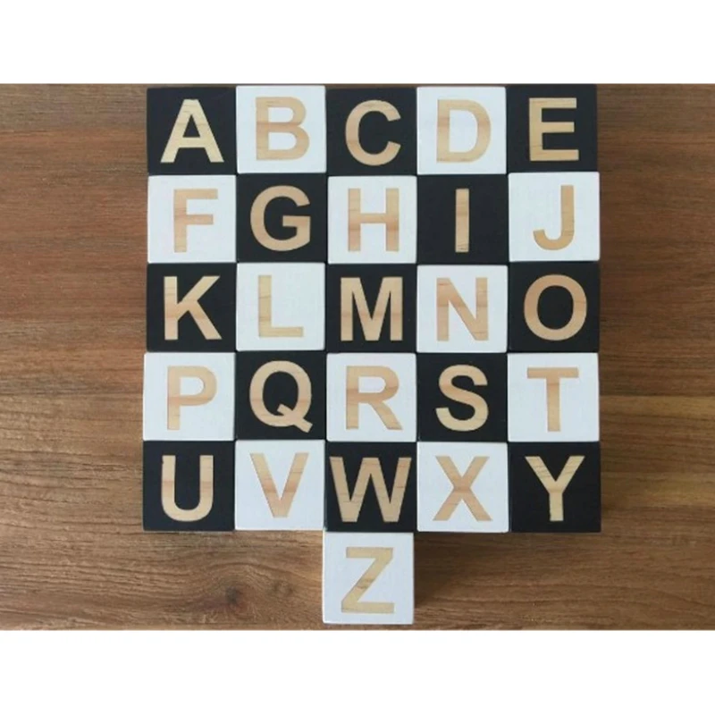 Деревянный алфавит с буквами ABC 26 дюймов|Декоративные буквы и цифры| |