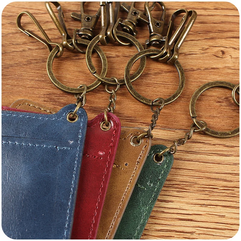 Корейский ретро держатель для карт идентификатор автобуса из искусственной кожи