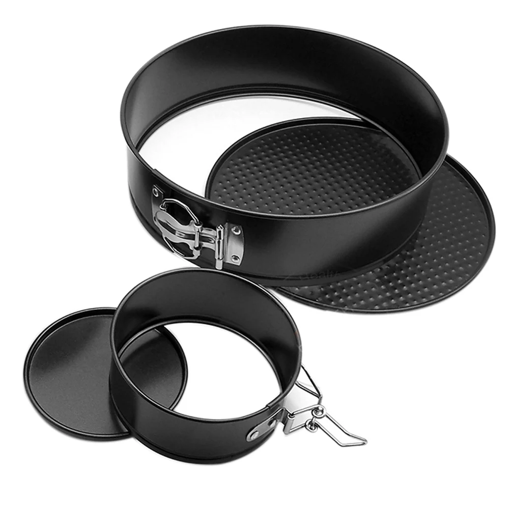 Металлическая форма для выпечки торта 2 шт. чизкейка со съемным дном круглые