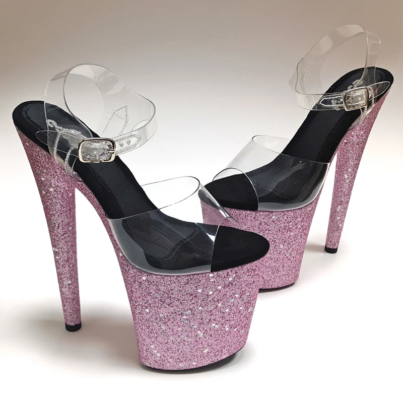 Женские сандалии на платформе и высоком каблуке 20 см/8 дюймов|Обувь для танцев| |