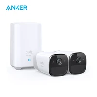 eufy Security, eufyCam 2 Pro Wireless Home Security Camera System, 365-Day Battery Life, HomeKit Compatibility, 2K Resolution,