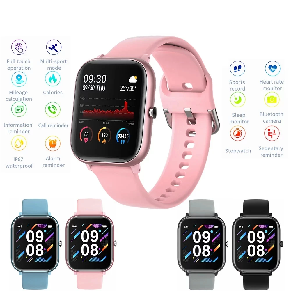 Новинка 2020 мужские и женские спортивные Смарт часы P20 фитнес браслет пульсометр