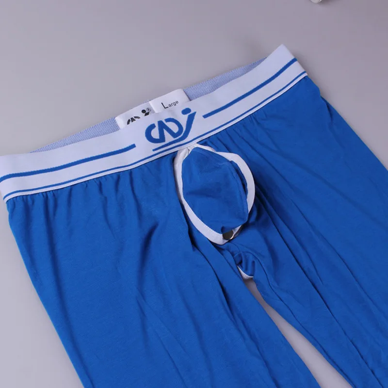 Кальсоны мужские теплые тонкие эластичные штаны из хлопка пикантное нижнее