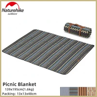 naturehike picnic mat camping washable moisture proof tent mat outdoor party portable thickening travel blanket polyester cotton