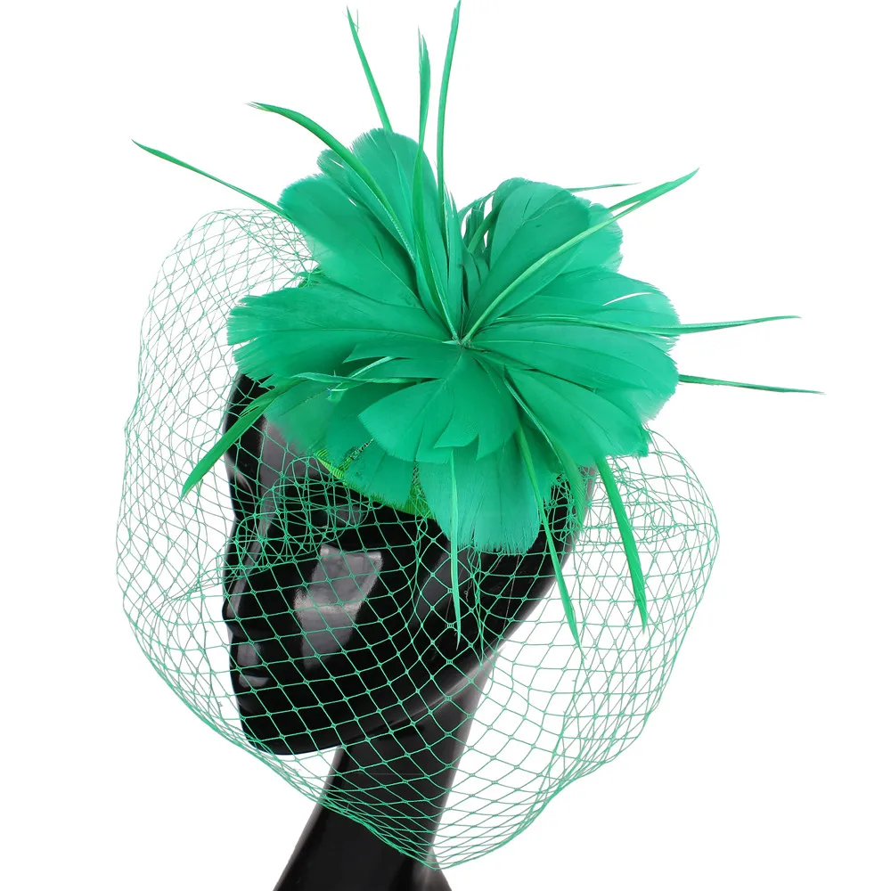 Головной убор Sinamay Женский очаровательный аксессуар для коктейльных причесок