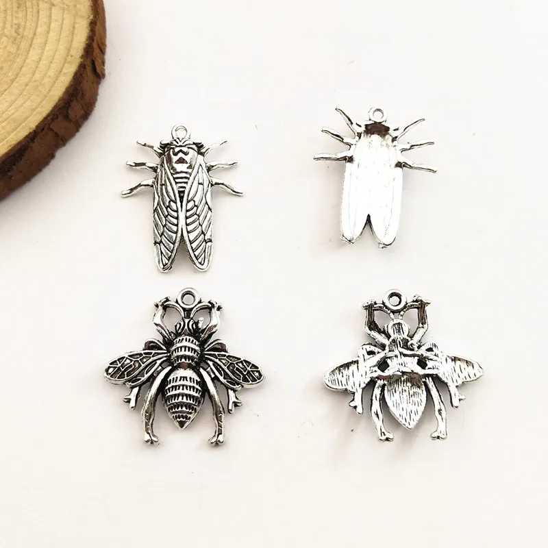 4 шт. Новый дизайн! Психоделическая Цикада подвеска в виде пчелы насекомого на