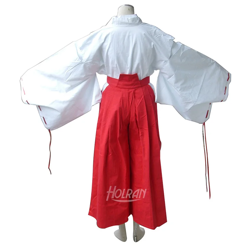 

Japanese cartoon Inuyasha Cosplay Costume Role Kiky Uniform Kimono Tops Pants Belt Suit Anime Party Clothes Japanese suits