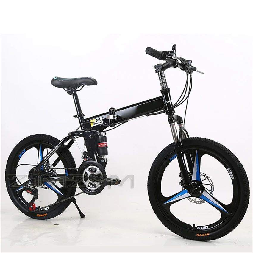 Preise Variable Geschwindigkeit Mountainbike 24 Inch/26 Inch Rad Doppel Disc Brems Dämpfung Klapp Fahrrad Erwachsene Studenten Off Straße