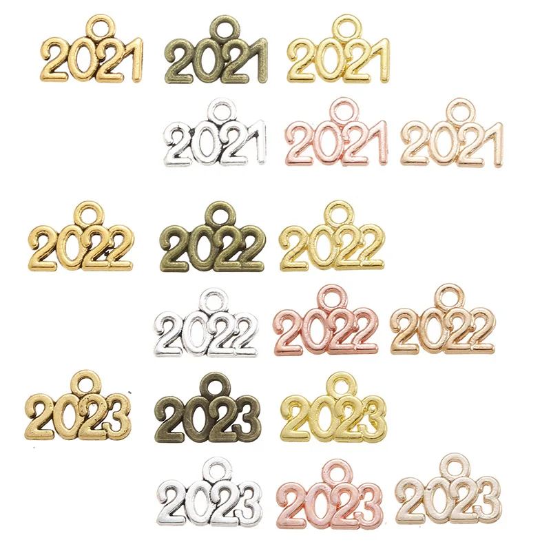 

2021 3D Nail Art Decoration New Alloy Snake Number 2022 Angel Cross Letter Pendant Gold Silver Metal Nail Rhinestone 1