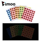 Bimoo 50 шт. светится в темноте 3D рыбьи глаза для подвязки мушек для морской рыбалки, приманки для ночной рыбалки, аксессуары, светящийся материал