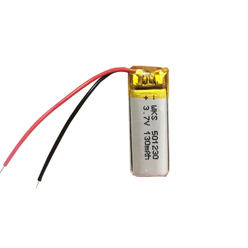 3,7 v 130mAh 501230 перезаряжаемая Lipo батарея для gps MP4 камеры power Bank планшет электрические игрушки PAD DVD литий-полимерная батарея
