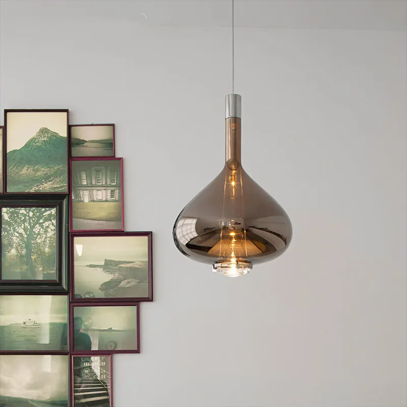 Современная светодиодный ная Люстра для ресторана бара кафе Подвесная лампа