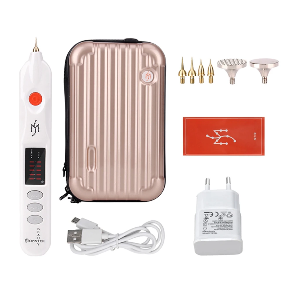 

Портативный за кожей лица для ухода за кожей лица средства ухода за кожей темно пятновыводитель моль удаления татуировки плазменной ручка ...