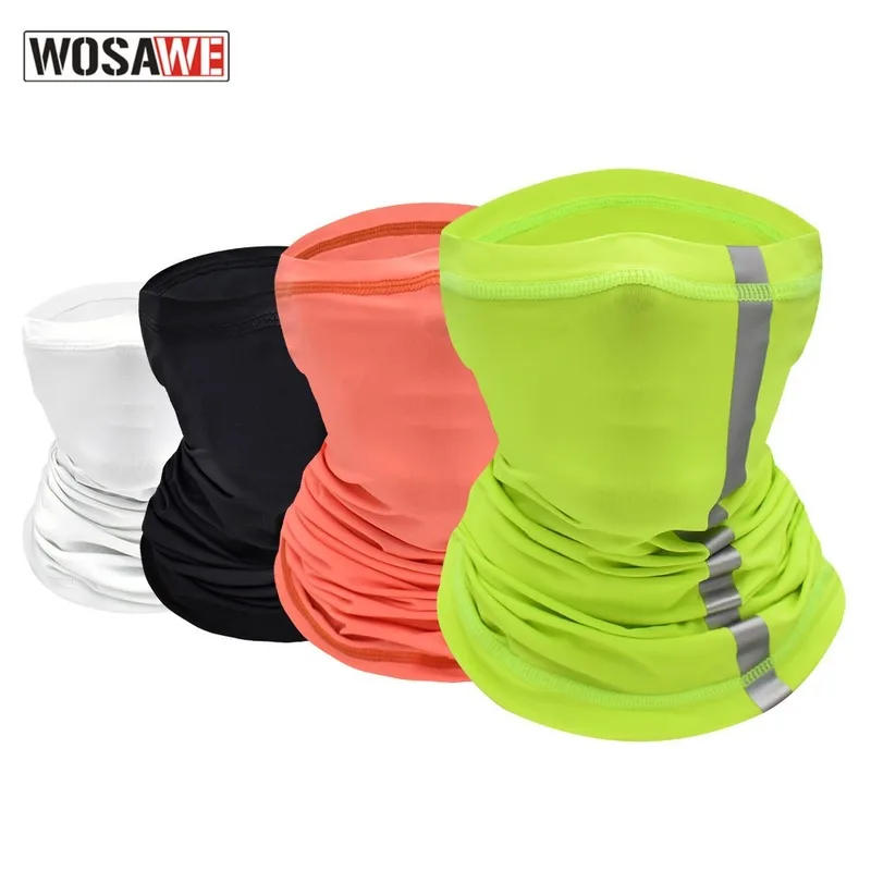 Светоотражающая крутая бандана WOSAWE шарф на шею для велоспорта велосипедный