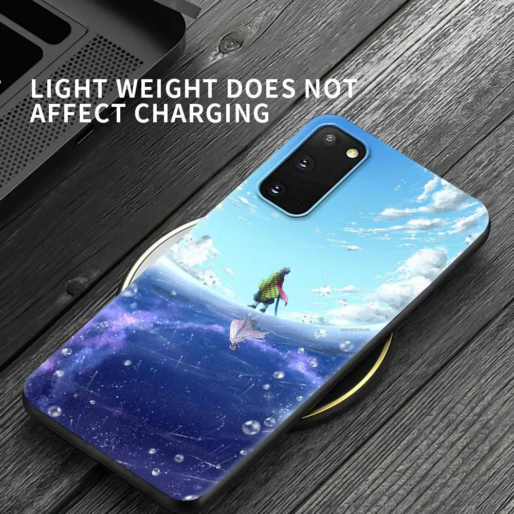 

Cute Japan Demon Slayer Cute Painting Case For Samsung Galaxy S20 FE S21 S10 S9 S8 Plus Note 20 Ultra 8 9 10 Lite Phone Fundas