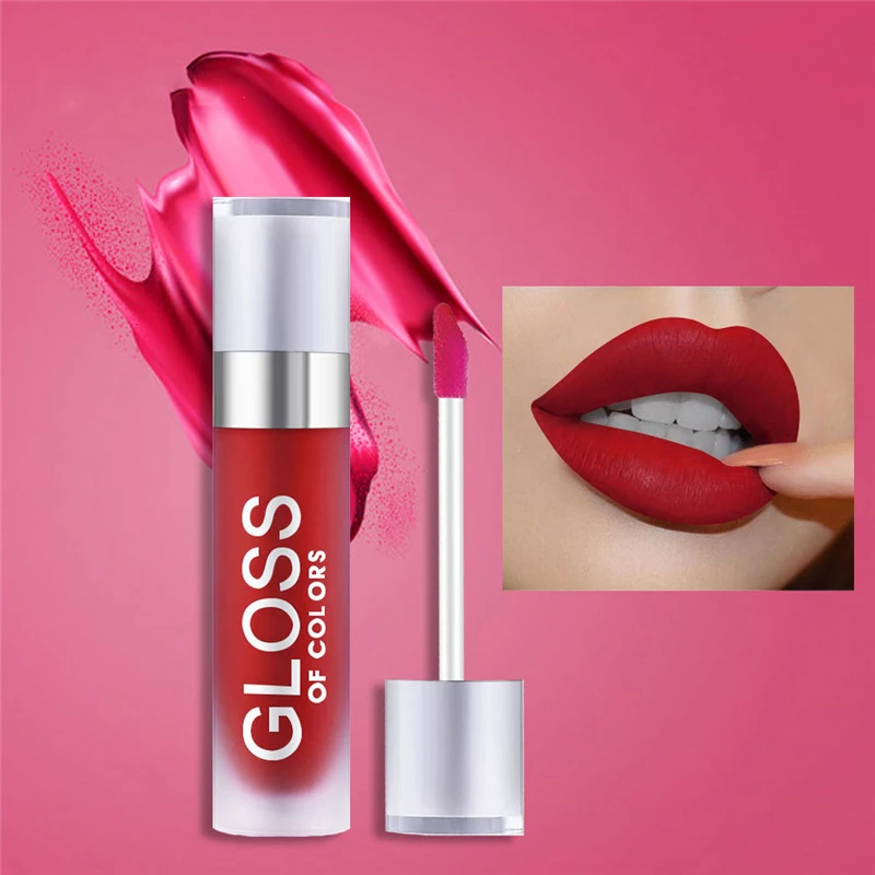 Матовая жидкая губная помада водостойкая длительное мерцание блеск Русалка для