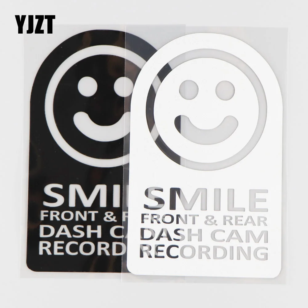 Видеорегистратор YJZT, 10,1 см х 16,1 см, винил JDM дюйма, черный/серебристый, с рисунком забавная наклейка для автомобилей, 4A-0232