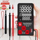 Тестер напряжения BSIDE ADMS9, цифровой мультиметр с большим ЖК-дисплеем 3,5 дюйма, умный мультиметр с тройным дисплеем, TRMS 6000 отсчетов, DMM с аналоговой гистограммой