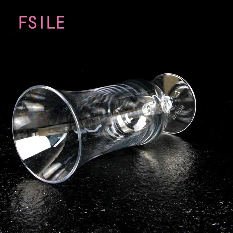 Классическая модная прозрачная пластиковая чашка для сока 500 мл Hurricane