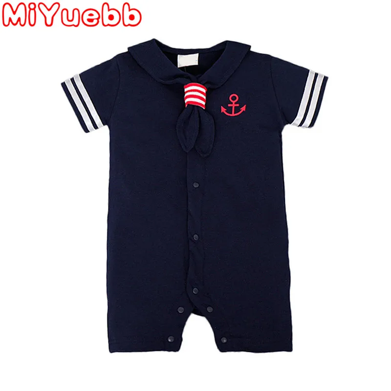 Детская одежда повседневный комбинезон для новорожденных в морском стиле