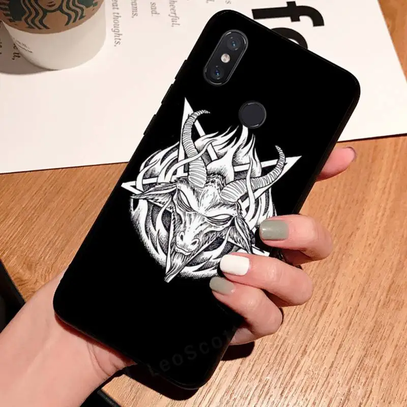

Goat Head Satan Phone Case For Xiaomi Redmi 7 8 9t a3 9se k20 mi8 max3 lite 9 note 9s 10 pro