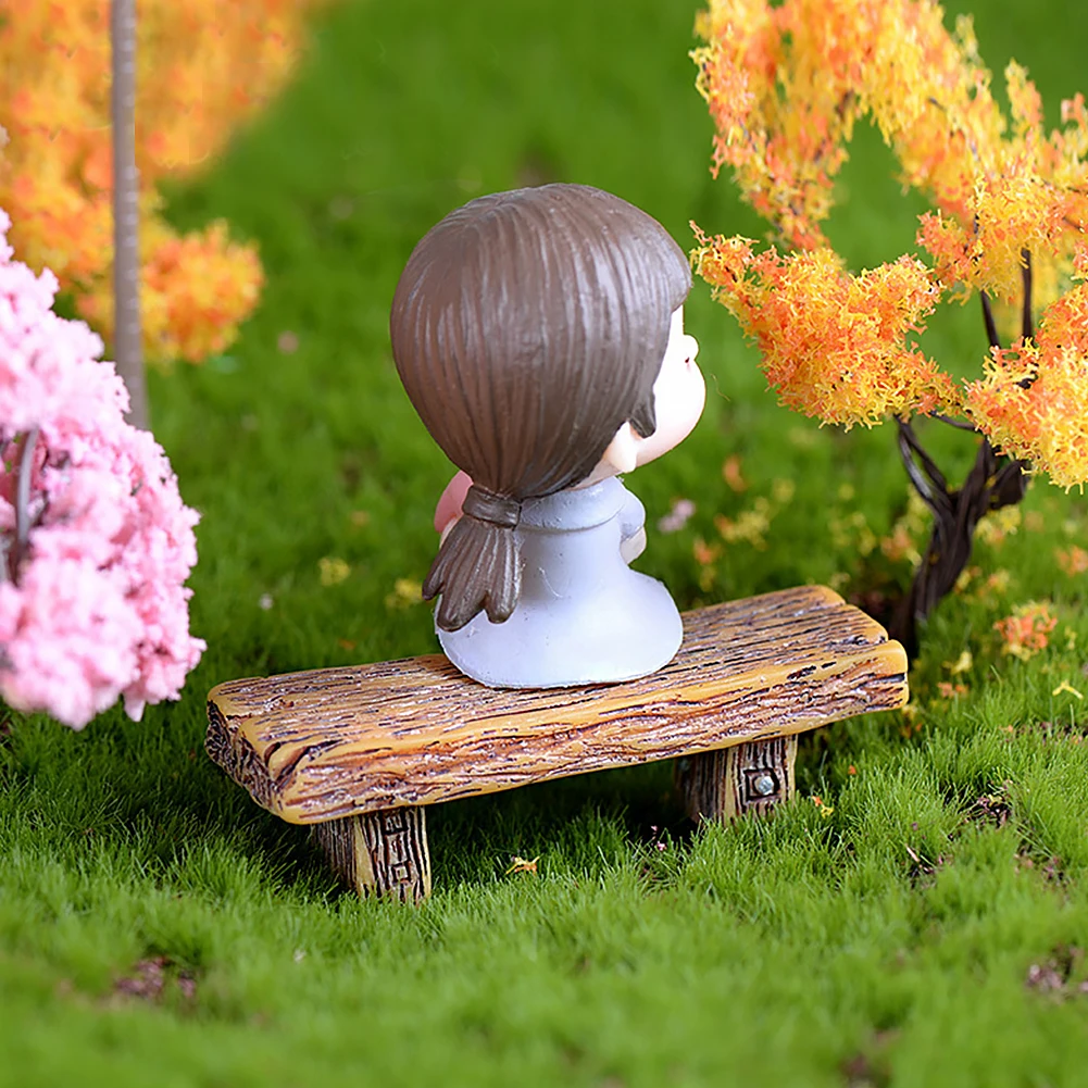 3 шт. скамейки миниатюрный орнамент Сказочный Сад бонсай Декор Аксессуары для