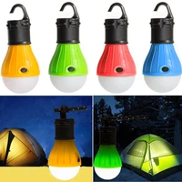 3led tent hanging lamp 3 modes outdoor sos emergency hook bulb light emergency light lantern hiking energy saving lamp