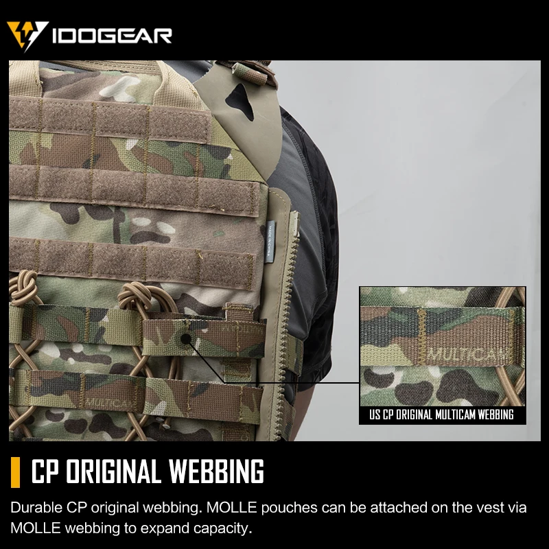 IDOGEAR Тактический JPC жилет армированный носитель Военная облегченная модульная