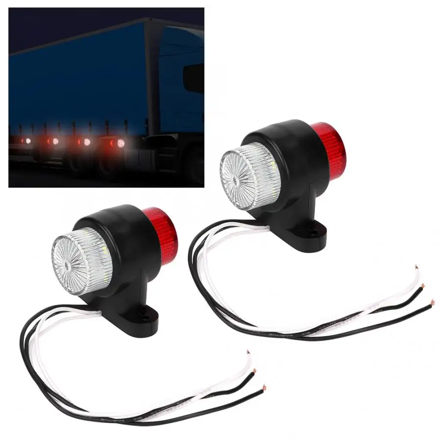 2 шт. 8 Светодиодный Боковой светильник для грузовика индикаторная
