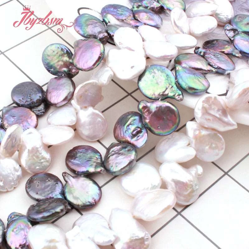 10-14mm Natural Racket Shape Freshwater Pearl Beads Loose Stone For Necklace Bracelets Jewelry Making Strand 15&quot | Украшения и