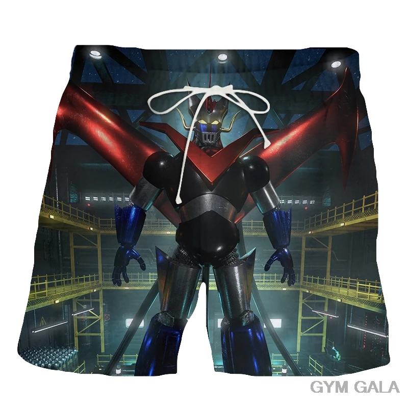 

3D Mazinger Z Swimming Shorts Men Anime Old Classic Manga Robot Men Swimwear Man Swimsuit Swim Trunks Bathing Beach Wear Surf