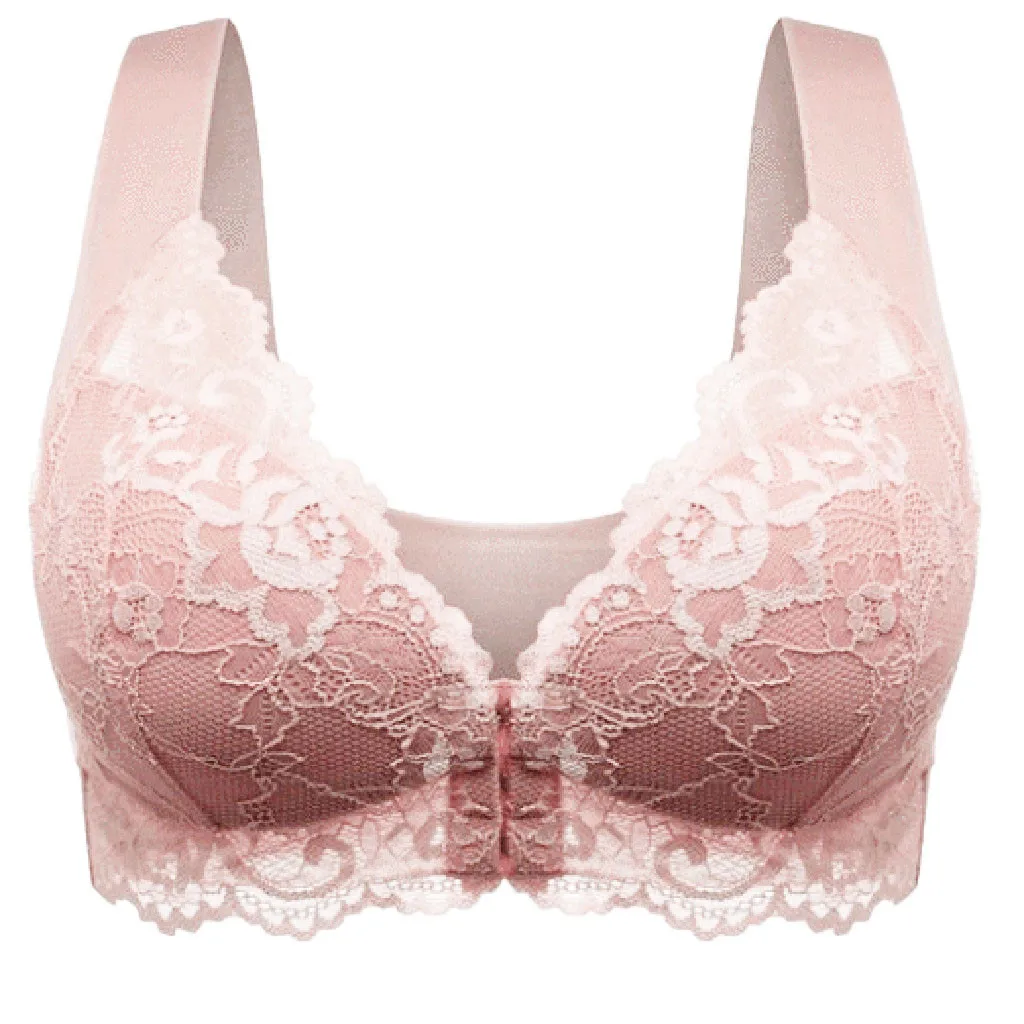 Плюс большой размер кружева бюстгальтеры для женщин Бралетт bh нижнее белье сексуальное белье супер пуш ап бюстгальтер девушка Глубокий V* S