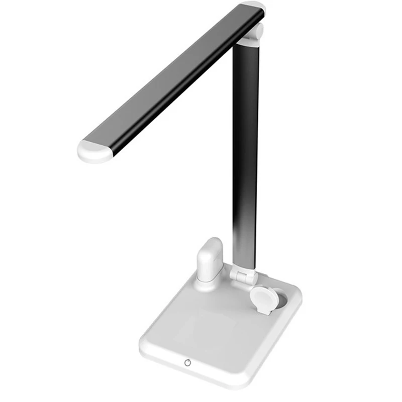 10w led desk lamp wireless charger qi usb type c fast charging for mobile phone apple headset smart watch home office table lamp free global shipping