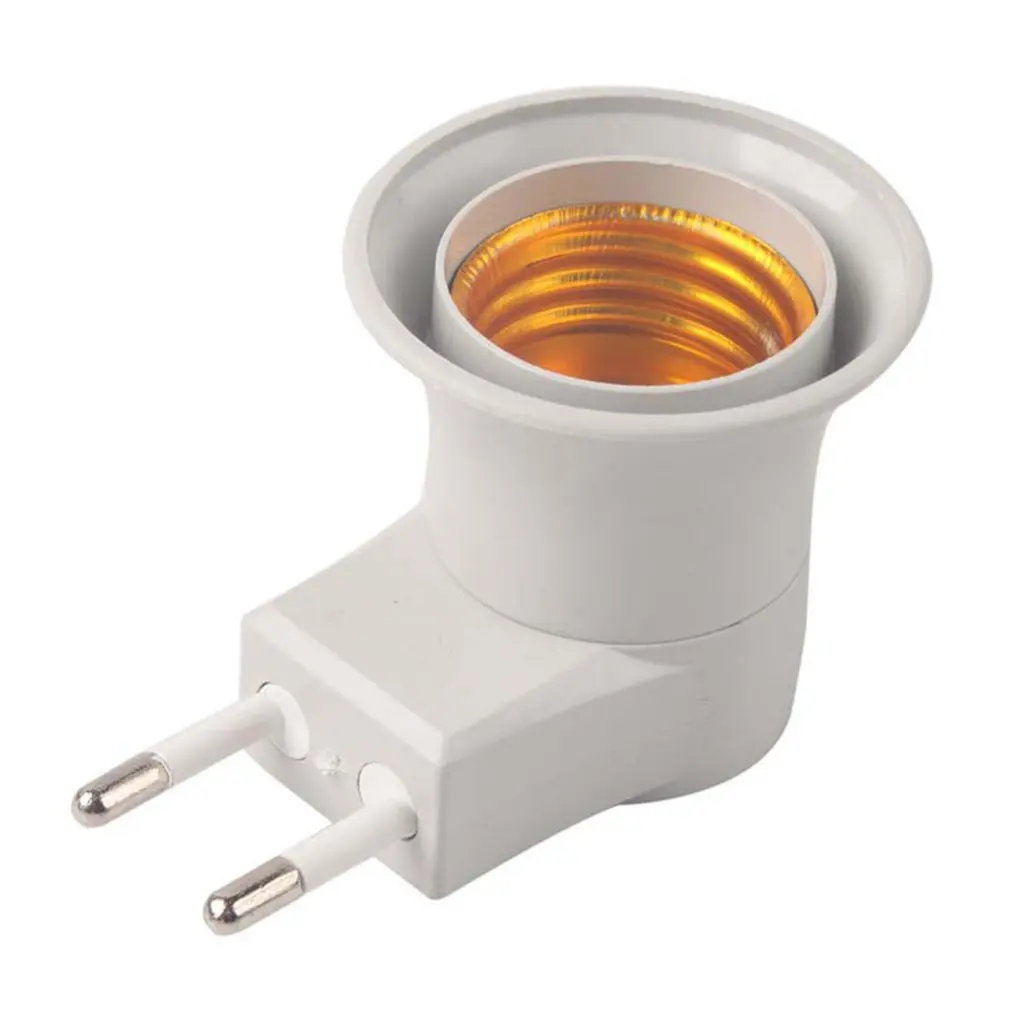 

E27 Wall Plug Screw Base E27 Wall Lamp Socket With Switch Round Plug Lamp Base High Temperature Resistance